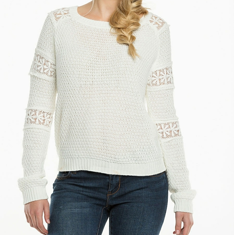 dELiA*s White Sweater (Bonus* fair isle)